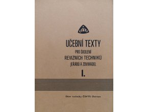 Učební texty pro školení revizních techniků jeřábů a zdvihadel I-III (1985)