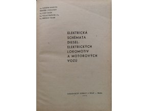 Elektrická schémata dieselelektrických lokomotiv a motorových vozů (1970)