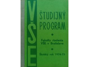 Študijný program (1974)