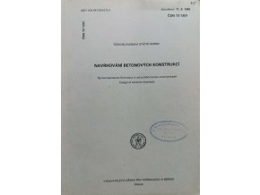 Navrhování betonových konstrukcí - ČSN 73 1201 (1987)