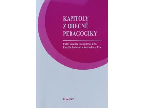 Kapitoly z obecné pedagogiky (2007)