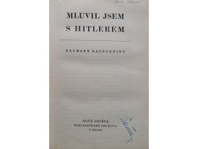Mluvil jsem s Hitlerem (1946)