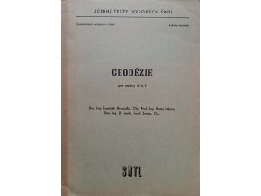 Geodézie pro směry A, S, T (1968)