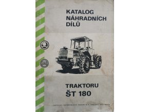 Katalog náhradních dílů traktoru ŠT 180 (1978)