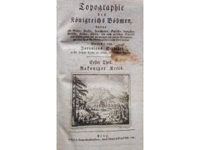 Topographie des Königreich Böhmens (1785)