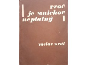 Proč je Mnichov neplatný (1972)