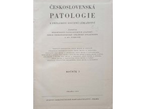 Československá patologie 1-4 (1969)