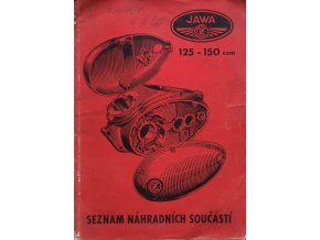 Seznam náhradních součástí - Jawa 125-150 ccm (1954)