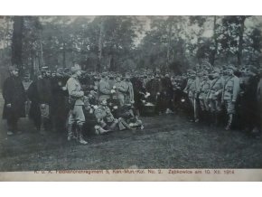 K. u. K. Feldkanonenregiment 5 - Kan.-Mun.-Kol. No. 2. - Zabkowice am 10. Xii. (1914)