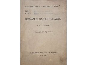 Seznam mazacích značek (1962)