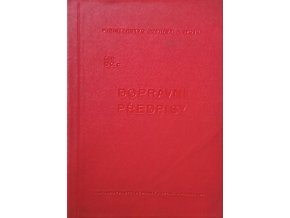 Dopravní předpisy - Výňatek pro posunovače a zarážkáře (1961)