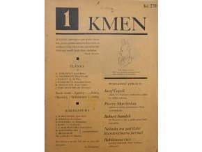 Kmen 1, 2, 3-4, 6 (1926-1927)