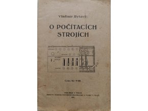 O počítacích strojích (1928)