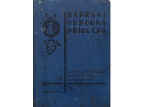 Kapesní odborná příručka československého poštovního úřednictva (1933)