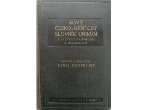 Nový česko-německý slovník Unikum (1937)