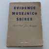 Evidence musejních sbírek (1954)