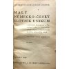 Malý německo-český/česko-německý slovník unikum (1940)