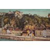 Graz. Kaiser Franz Josef-Kai mit Schlossberg.