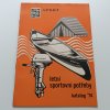 Letní sportovní potřeby- katalog '74
