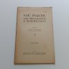 Klíč značek map speciálních a generálních (1916)