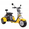 Elektrická tříkolka koloběžka 40 AH street styl city coco chrom dojezd 120 km vyndavací baterie