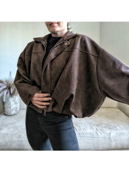 Široká oversize bunda bomber ERA