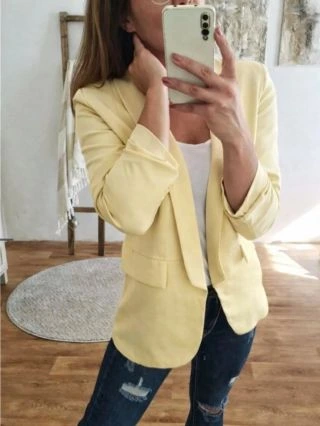 🔥 Stylové basic sako jen za 599 Kč Lehké s podšívkou, do práce, na večeři nebo jen tak 🌷 ✔️ několik barev ✔️ univerzální...