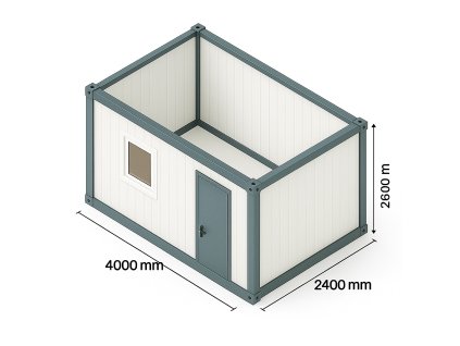 Elado kontejner 4x2 4 RAL7016 1okno 1dvere izo rozmery.jpg