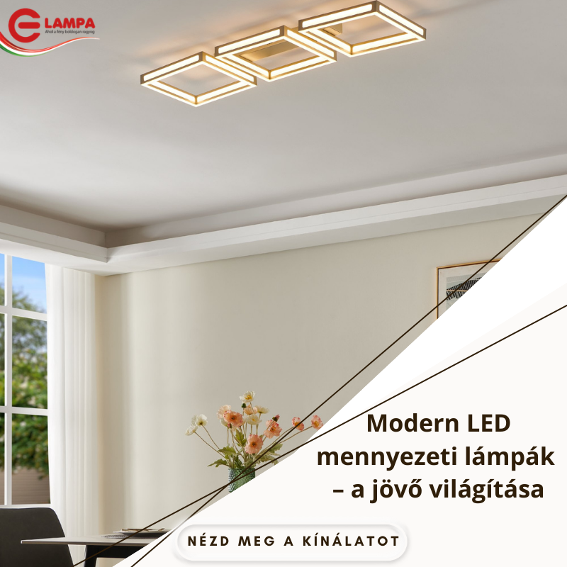 Mennyezeti lámpa – hogyan válassz modern LED mennyezeti lámpát otthonodba?