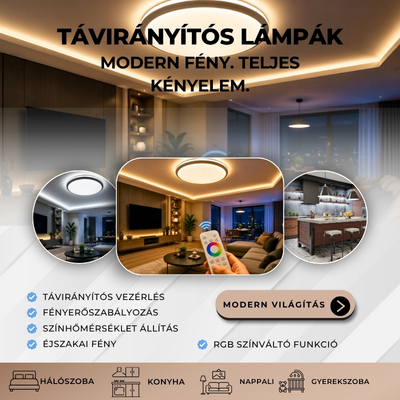 Távirányítós lámpák – a modern otthon egyik legjobb befektetése?