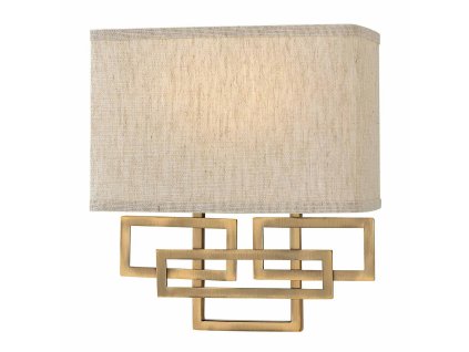 Elstead HK-LANZA2-BR Fali lámpa