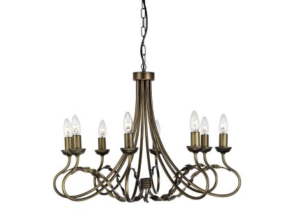 Elstead OV8-BLK-GOLD Függeszték