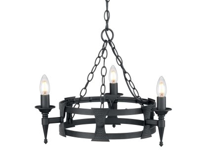 Elstead SAX3-BLK Függeszték