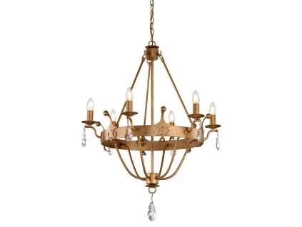 Elstead WINDSOR6-GOLD Függeszték