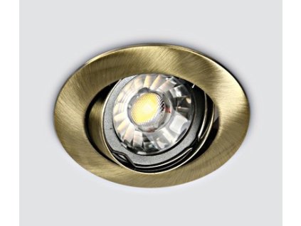 SCHRACK TECHNIK LID13180  Punto-A PAR16 Spot GU10 50W IP20 adjustable antique brass