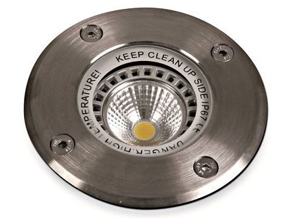 SLV Technik LID13211   TERRA Inground spot kerek, GU10, 35W, IP67, aluminium