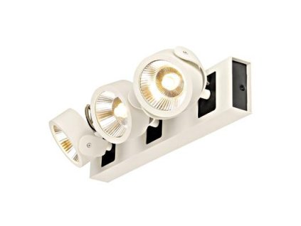 Schrack Technik LI147621   KALU LED 3 fali-és mennyezeti lámpa,3x10W,3000K,fehér/fekete