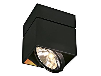 Schrack Technik  KARDAMOD SURFACE SQUARE QRB SINGLE mennyezeti lámpa, fekete- LI117120