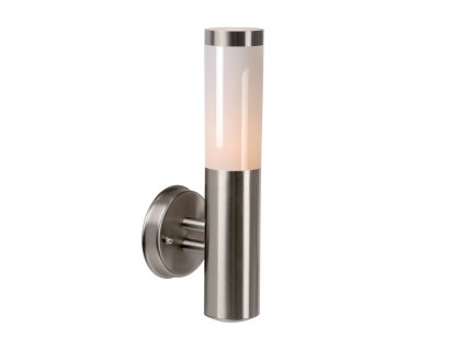 Lucide 14863/01/12 KIBO Wall Light  IP44 H39cm E27 Satin Chrome