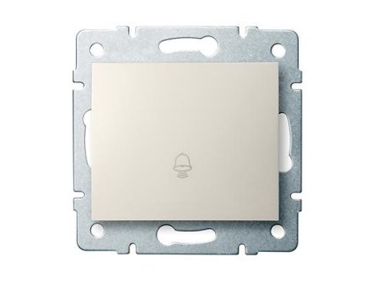 Kanlux LOGI 25131 Csengő nyomó 10AX - 250V~,krémszínű