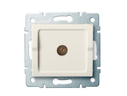 Kanlux LOGI 25157 Antenna-csatlakozóaljzat végzáró,krémszínű