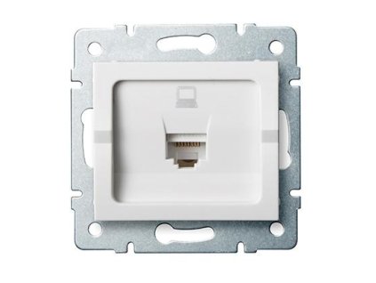 Kanlux LOGI 25109 RJ45 Cat. 6 csatlakozóaljzat,fehér