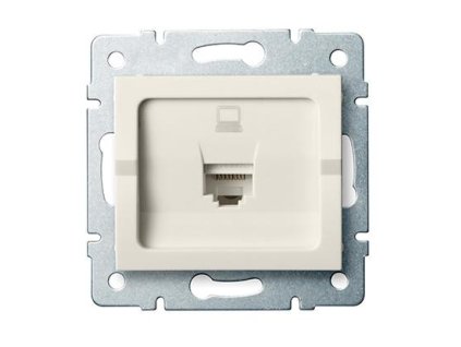 Kanlux LOGI 25168 RJ45 Cat. 6 csatlakozóaljzatok,krémszínű