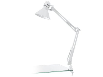 Eglo 90872 TL-KLEMMLEUCHTE/1 WEISS-GLZ/WEISSFIRMO, Asztali lámpa