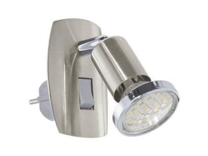 Eglo 92924 STECKDOSENSPOT/1 NICKEL-M/CHROM MINI 4