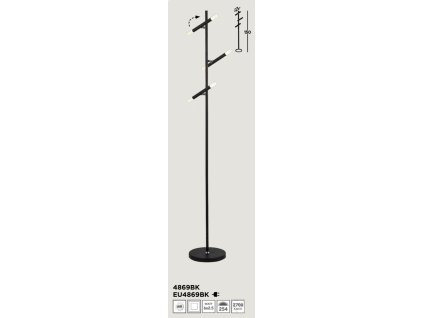 SEARCHLIGHT EU4869BK Wands, Állólámpa