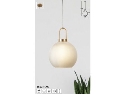 SEARCHLIGHT 36631-1AC Snowdrop, Függeszték