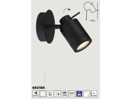 69292 searchlight 6601bk samson pontlampa