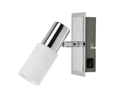 Rábalux 6096 Logan wall lamp, chrome, E14, 40W