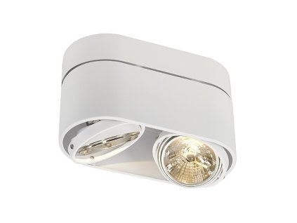 Schrack Technik  KARDAMOD SURFACE ROUND QRB DOUBLE, fehér, G53, max. 2x75W- LI117191